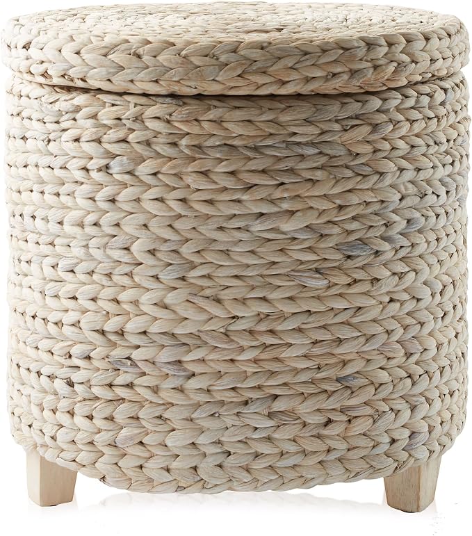 Casafield 17" Round Storage Ottoman - Image 4