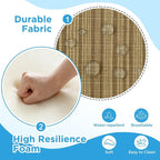 Outdoor Deep Seat & Back Cushion Set, 24 x 24 Inch Water Repellent and Fade - Image 4