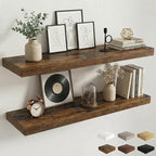 Dreamland 48 inch Floating Shelves, Rustic Wood Floating Wall Shelf by Dreamland