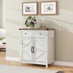 ChooChoo Kitchen Storage Cabinet, Coffee Bar Cabinet, Farmhouse Buffet Sideboard - Image 3