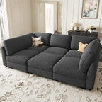 Belffin 86.2" Sectional Sleeper Sofa Bed by Belffin