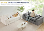 MAXYOYO 76" Bean Bag Sofa Couch, Loveseat Boneless Couch in a Box, Upholstered - Image 8