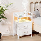 Lazzanto Night Stand Bedside Table Bedroom - Image 2