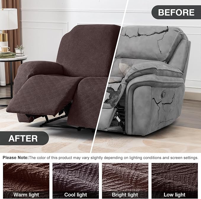 Timeles Recliner Covers Recliner Loveseat Covers Reclining Couch Covers Sofa - Image 4