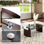 Modern Glass Coffee Table, Coffee Table - Image 3