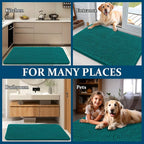 OLANLY Dog Door Mat for Muddy Paws 35x24, Super Absorbent Chenille Mud Mat | - Image 8