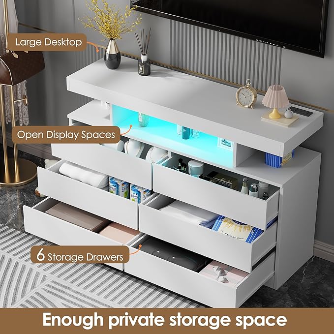 BEWISHOME White Dresser for Bedroom - Image 3