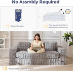 MAXYOYO 3 Seater Sofa for Living Room, Tufted Boneless Couch Bubbled Sofa Couch - Image 7