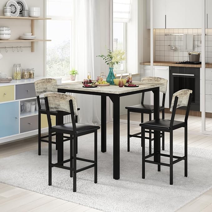 AWQM 5-Piece Dining Table Set, Dining Table Set - Image 8