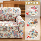 H.VERSAILTEX Floral Pattern Chair Covers Armchair Printed Chair Slip Covers - Image 8