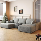 108" Sectional Couches for Living Room Cloud Couch Sofa - Image 6