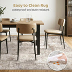 Large Area Rugs 12x15: Washable Abstract Modern Soft Rug Stain Resistant Indoor - Image 6