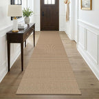 KOZYFLY Runners for Hallway 3x9, Wide Washable Runner Rug, Woven Non Slip by KOZYFLY