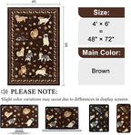 DUKINO 4x6 Area Rug, Washable Dog Rug - Image 2