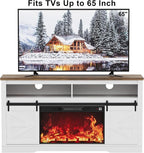 JUMMICO Fireplace TV Stand for 65+ Inch TV - Image 4