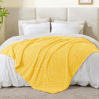 BEDELITE Light Yellow Throw Blanket - Image 5