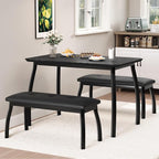 Dining Table for 4, 3-Piece Kitchen Table Set for 4 - Image 5