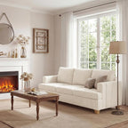 Apicizon 89" Modern Sofa Couch Set of 2, 3-Seat Sofa Set - Image 4