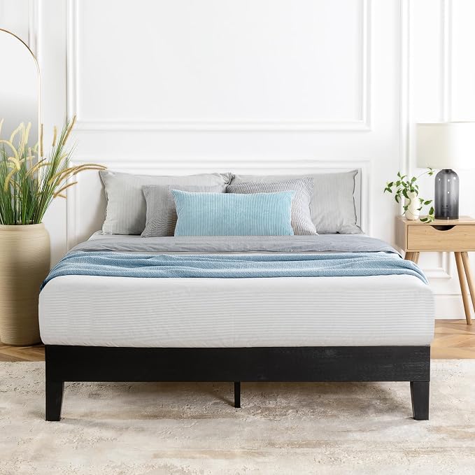 Mellow Naturalista Grand 12 Inch Solid Wood Platform Bed by MELLOW