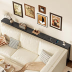 SUPERJARE 102.4 Inch Sofa Table - Image 2