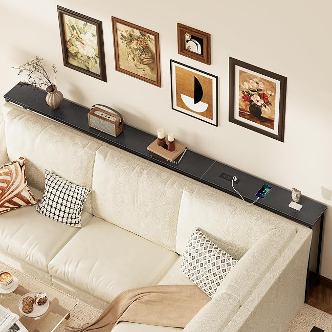 SUPERJARE 102.4 Inch Sofa Table - Image 2