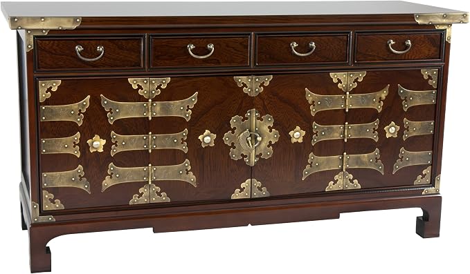 Oriental Furniture Korean Antique Style Coffee Table Low Chest by RedLantern