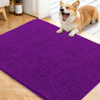 OLANLY Dog Door Mat for Muddy Paws 40x32, Super Absorbent Chenille Mud Mat | by OLANLY