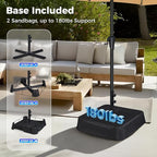SUPERJARE 15FT Outdoor Patio Umbrella - Image 4