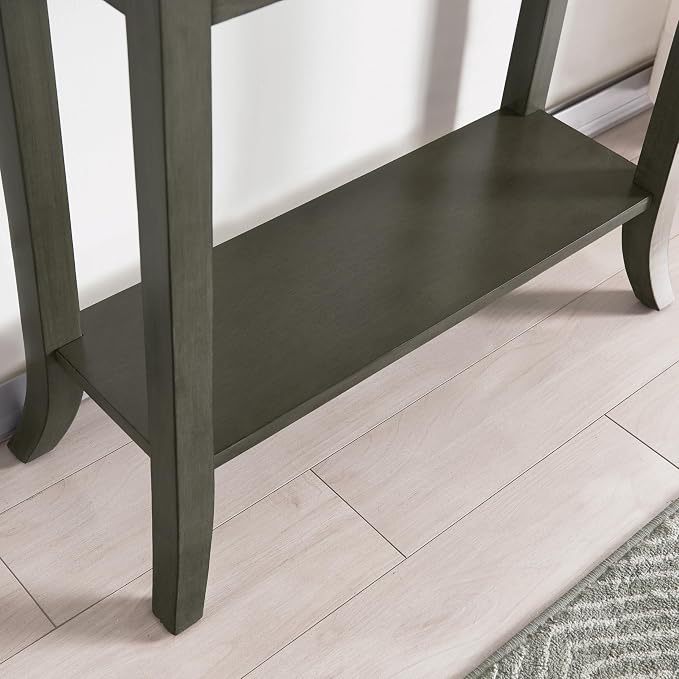 Topol Tray Edge Solid Wood Console Table - Image 8
