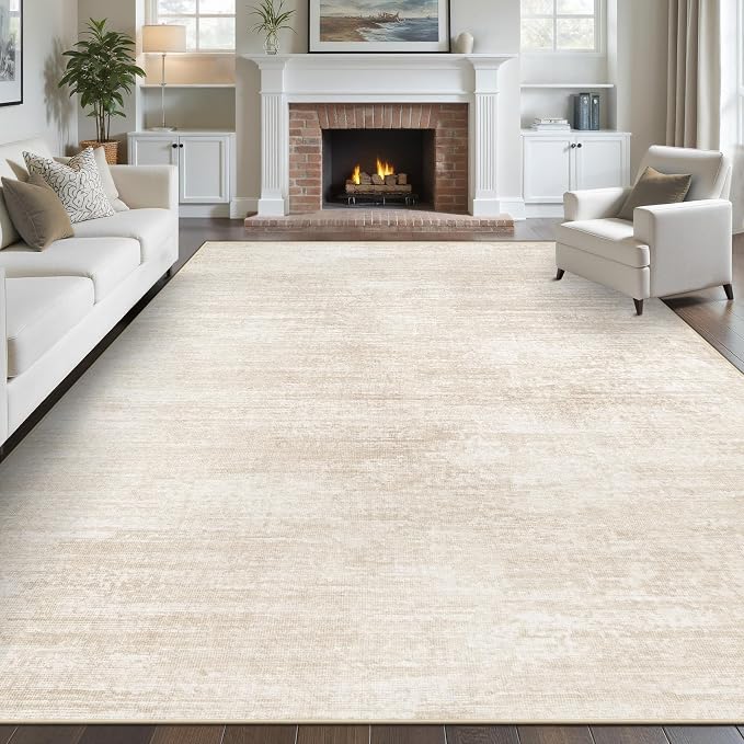 pmtsns Area Rugs 8x10 for Living Room: Washable Rug Modern Abstract Neutral by pmtsns