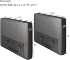 EASE MOOSE Armrest Module for Modular Sectional Sofa, Faux Leather Side - Image 3