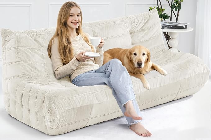 Bean Bag 3-Seater Chair Big Sofa Beanbag Chair - Image 4