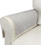 Couch Arm Covers, Couch Cover, Non-Slip Lace Armrest Covers, Headrest/Backrest by Becoolifer