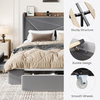 SHA CERLIN Queen Bed Frame - Image 9