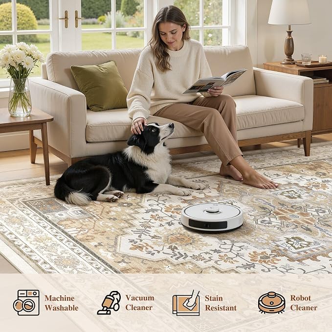 UERMEI 6x9 Area Rug for Living Room - Image 7