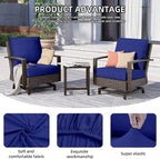 8Pcs Outdoor Cushion Covers, Elastic Patio Cushion Covers | Washable, - Image 3