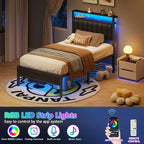 Furnulem Twin Size Bed Frame - Image 4