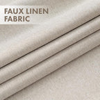 MIULEE 100% Blackout Linen Curtains - Image 3