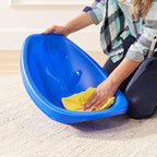 ECR4Kids Plastic Leaf Scoop Floor Rocker Seat, Classroom Furniture - Image 11