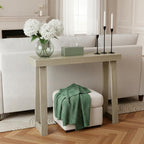 Plank+Beam Classic 36 Inch Console Table, Solid Pine Wood Entryway Table - Image 4