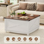 ALLSTAND 31.5" Lift Top Coffee Table - Image 7