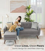 Tbfit L Shaped Couch Sofa, 3 Seater Sofas - Image 4