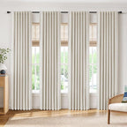 INOVADAY 100% Blackout Linen Curtains by INOVADAY