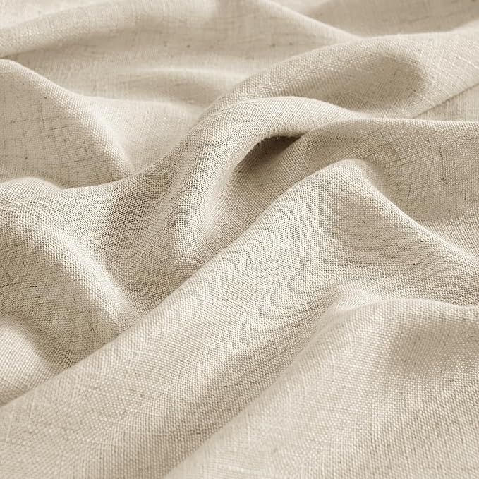 MIULEE Linen Curtains 52x96 Inch Length 2 Panels - Image 4