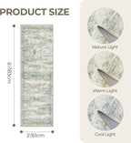 2x6 Runner Rug Non Slip, Washable Hallway Runner Rug, Nursery Room, Soft Runner - Image 2