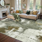 5x7 Ft Area Rugs for Living Room, Soft Non-Slip Washable Rugs Modern Abstract - Image 3