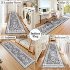 HEBE Boho Kitchen Mats for Floor 24''x120'', Non Slip Washable Runner Rug | - Image 7