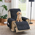 Blue Quilted Recliner Covers, Water-Repellent Recliner Slipcovers, Lazy Boy by Pamhaven