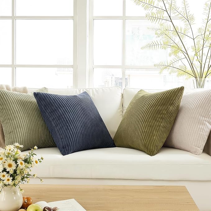Topfinel Decorative Velvet Pillow Covers 24x24 Set of 4 Livingroom Cushion - Image 3
