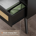 SUPERJARE Nightstands with Charging Station, Bedside Table Set of 2 with PE - Image 8
